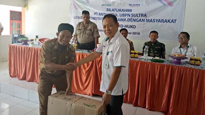 ANTAM UBPN Sultra Silaturahmi dengan Warga Desa Huko-huko