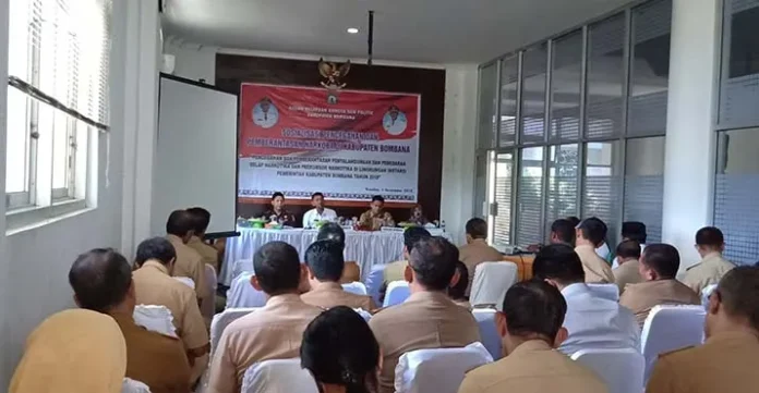 Kasus Narkoba Meningkat, Ratusan ASN Bombana Dikumpulkan