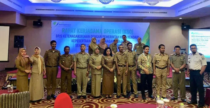 BPJS Ketenagakerjaan dan Pemkot Kendari Siap Lindungi Pekerja Konstruksi