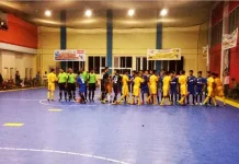 Lapangan Futsal Porprov XIII Kolaka Dinilai Belum Memenuhi Standar Lapangan Futsal Porprov XIII Kolaka Dinilai Belum Memenuhi Standar