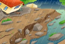 Musim Hujan, Ini Lokasi Rawan Banjir dan Tanah Longsor di Kendari Ilustrasi Banjir dan Tanah Longsor