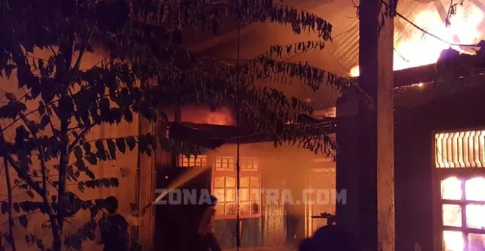 Kebakaran di Mandonga, Empat Rumah Warga Ludes