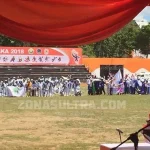 Kepanasan, Puluhan Peserta Upacara Pembukaan Porprov Kolaka Kabur dari Barisan Kepanasan, Puluhan Peserta Upacara Pembukaan Porprov Kolaka Kabur dari Barisan