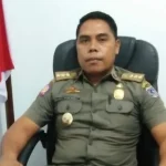 Dua Pleton Pasukan Satpol PP Amankan HUT Mubar 2019 Kepala Satpol PP kabupaten Mubar, La Ode Sagala