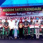 Masyarakat Padati Lomba Vokal Grup Lagu Mars Babinsa Masyarakat Padati Lomba Vokal Grup Lagu Mars Babinsa