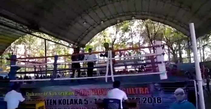 Panitia Cabor Muay Thai Diduga Curang di Pertandingan Wakatobi Vs Kota Kendari