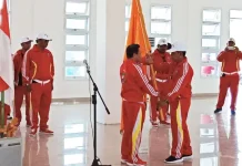 Lepas Kontingen di Porprov, Sekda Butur Optimis Raih Medali Lepas Kontingen di Porprov, Sekda Butur Optimis Raih Medali