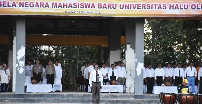 Rektor UHO : Mahasiswa Harus Miliki Jiwa Nasionalisme dan Berwawasan Kebangsaan