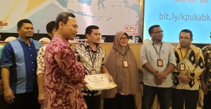 KPU Kendari Raih Predikat Terbaik di Orientasi Tugas Anggota KPU se-Indonesia