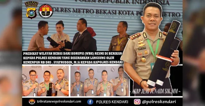Polres Kendari Masuk Zona Integritas Menuju Wilayah Bebas dari Korupsi