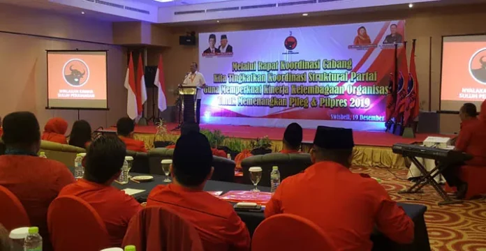 rakor_pdip Ishak Ismail: Di Kendari, PDIP Meraih Elektabilitas Tertinggi