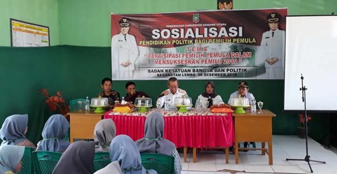 Kesbangpol Konut Sosialisasi Pendidikan Politik kepada Pelajar SMA