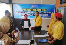 Kerjasama Tri Dharma Perguruan Tinggi, Farmasi UHO Teken MoU dengan Pelita Ibu Kerjasama Tri Dharma Perguruan Tinggi, Farmasi UHO Teken MoU dengan Pelita Ibu