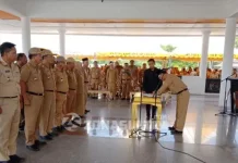 18 Pejabat Eselon II Pemkab Konsel Berganti 18 Pejabat Eselon II Pemkab Konsel Berganti