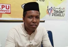 KPU Wakatobi Tetap Lantik 300 PPS Sesuai Tahapan di Tengah Wabah Corona Ketua KPUD kabupaten Wakatobi, Abdul Rajab