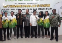 Hindari Pungli, Bonus Atlet Porprov Konut Diserahkan Lewat Rekening Bupati Serahkan Bonus Atlet Porprov di HUT Konut