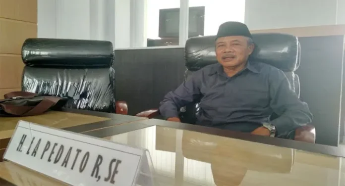 La Pedato yang saat ini masih terdaftar sebagai anggota Dewan Perwakilan Rakyat Daerah (DPRD) Kota Kendari