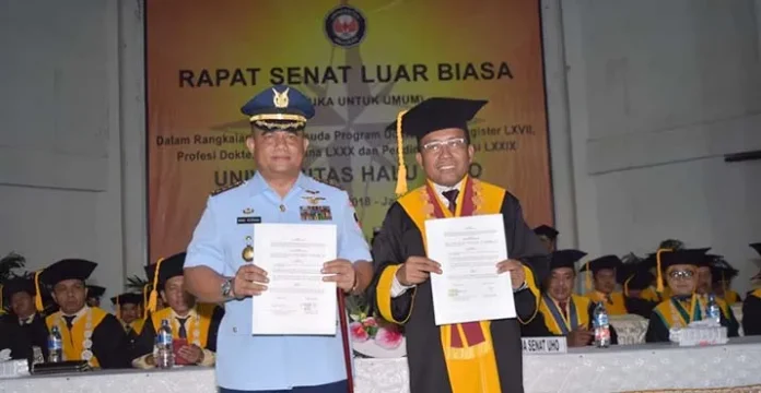 Lanud Haluoleo dan UHO Teken MoU di Bidang Pemanfaatan Hutan