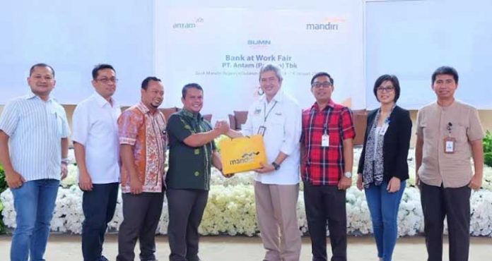 Bank Mandiri Gelar Pameran di Antam Pomalaa