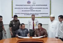 USN dan Kejari Kolaka Teken MoU tentang Pendampingan Proyek SBSN USN dan Kejari Kolaka Teken MoU tentang Pendampingan Proyek SBSN