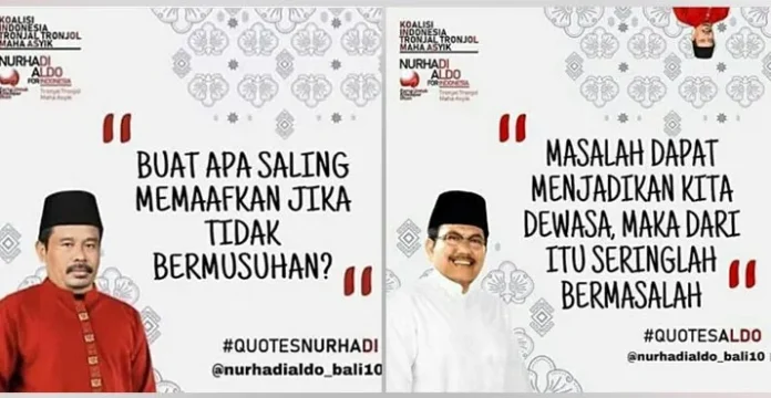 Pasangan calon (paslon) presiden dan calon wakil presiden fiktif, Nurhadi-Aldo