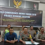 Sepanjang 2018, Mahasiswa Dominasi Pelanggar Lalu Lintas di Konsel Sepanjang 2018, Mahasiswa Dominasi Pelanggar Lalu Lintas di Konsel