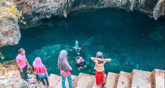 Permandian Maobu, Wisata Buteng di Bibir Jalan Mawasangka