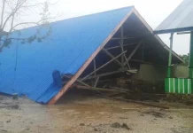 Puting Beliung Rusak Bangunan Pesantren di Konut Puting Beliung Rusak Bangunan Pesantren di Konut