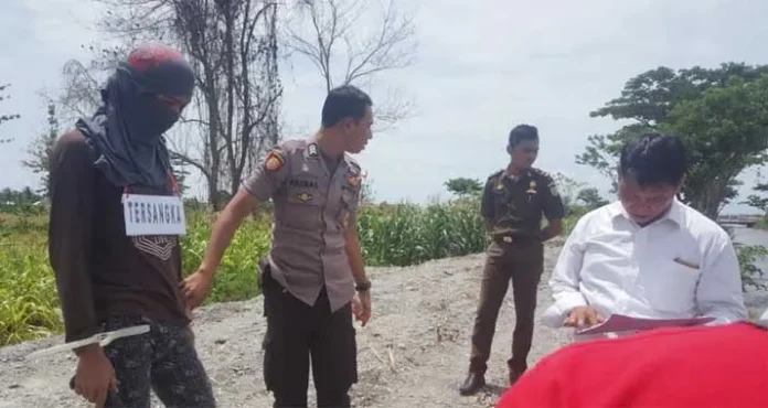 reka adekan kolut Reka Ulang Pembunuhan di Kolut, Tersangka Peragakan 37 Adegan