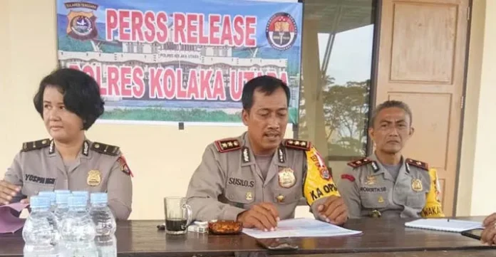 Polres Kolut Tahan Kades dan Bendahara Desa Batu Api