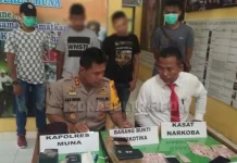 Bekuk Bandar Narkoba, Polres Muna Tembak Satu Pelaku Bekuk Bandar Narkoba, Polres Muna Tembak Satu Pelaku