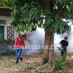 Waspada DBD, Dinkes Muna Lakukan Fogging Waspada DBD, Dinkes Muna Lakukan Fogging