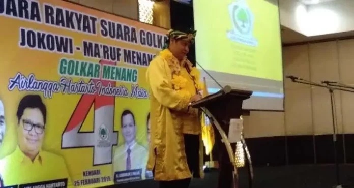 Airlangga Sebut Ali Mazi Boleh Pulang ke Golkar