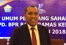 BPR Bahteramas Kendari Salurkan Kredit TPP Rp 2,2 Miliar Direktur Utama BPR Bahteramas Kendari, Arthur Wiliam Kasenda
