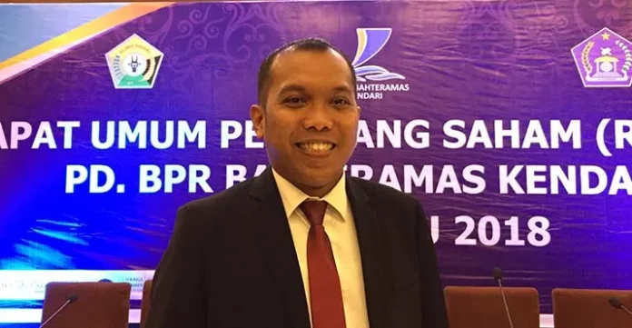 Direktur Utama BPR Bahteramas Kendari, Arthur Wiliam Kasenda