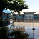 Pascabanjir, SD Pombeyaho Koltim Masih Tergenang Air Pascabanjir, SD Pombeya Koltim Masih Tergenang Air