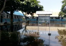 Pascabanjir, SD Pombeyaho Koltim Masih Tergenang Air Pascabanjir, SD Pombeya Koltim Masih Tergenang Air