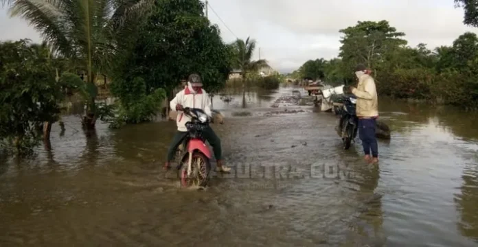 Jerit Warga Wungguloko Koltim di Tengah Luapan Banjir
