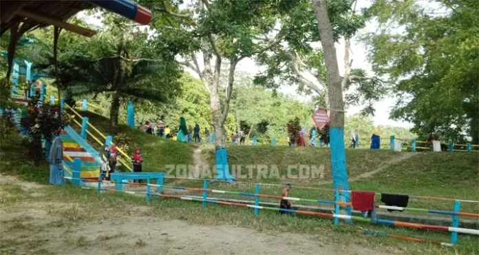 Polisi di Bombana Sulap Bendungan Tampabulu Jadi Objek Wisata