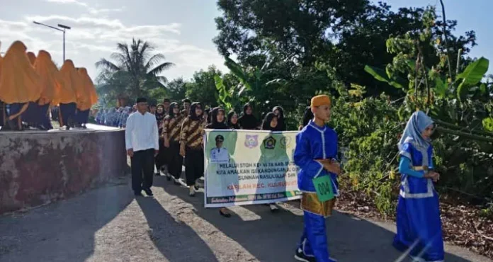 Seribuan Kafilah Semarakkan Pawai Ta'aruf STQH VI Butur