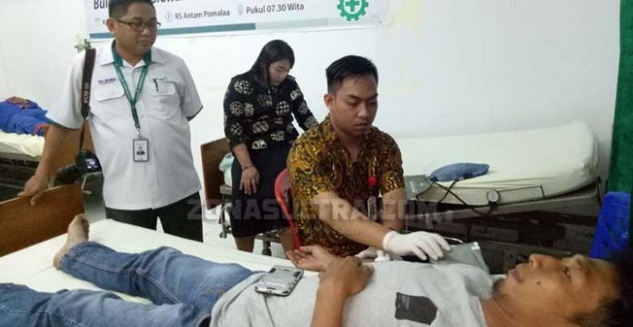 BUMN Hadir untuk Negeri ANTAM UBPN Sultra Kumpulkan 191 Kantong Darah