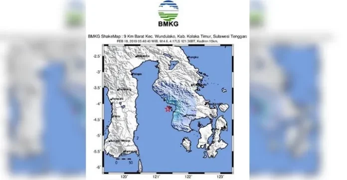 Pagi Ini, Gempa 4,6 SR Guncang Wilayah Kolaka