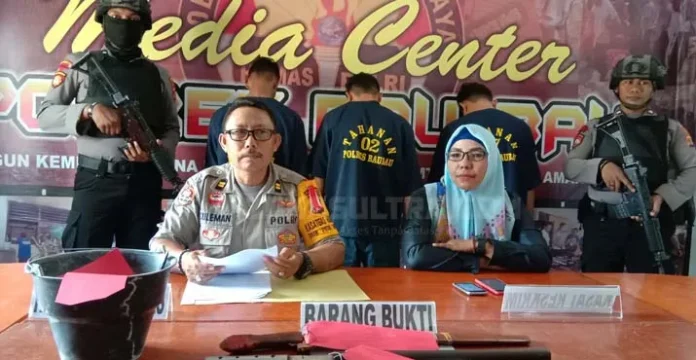 Polres Baubau Tangkap Tiga Pelaku Pembakaran Motor