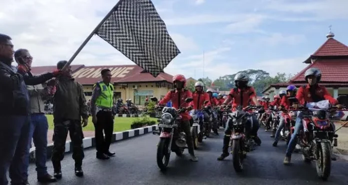 polres konawe Sosialisasi Tertib Berlalu Lintas, Polres Konawe Rangkul Generasi Milenial