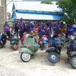 Komunitas Vespa Kendari Jejaki Objek Wisata di Butur Komunitas Vespa Kendari Jejaki Objek Wisata di Butur