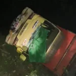 Truk Pengangkut Bibit Kakao Terguling di Kolut Truk Pengangkut Bibit Kakao Terguling di Kolut