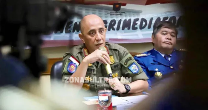 Direktur Satpol PP Arief M Edie