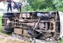 Bus Terbalik, 18 Mahasiswa Muhammadiyah Kendari Jadi Korban