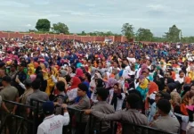 Ribuan Siswa di Konsel Tumpah Ruah Meriahkan Acara Millenial Road Safety Festival