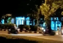 Depan Rujab Gubernur Sultra Jadi Arena Balapan Liar